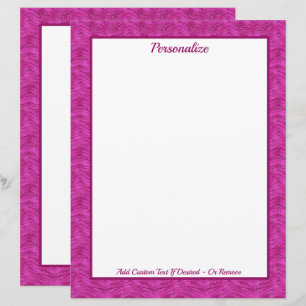 Chic rosa glitter zebramönster personlig