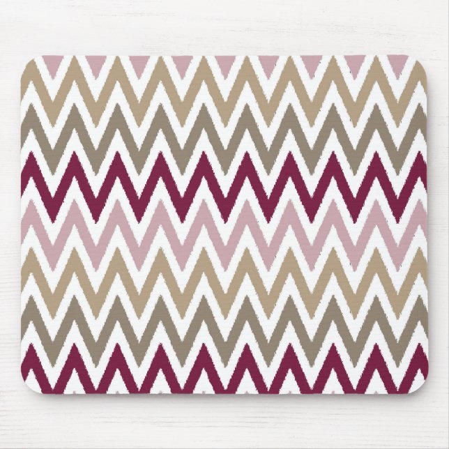 Chic Rosa Guld Chevron Musmatta (Framsidan)