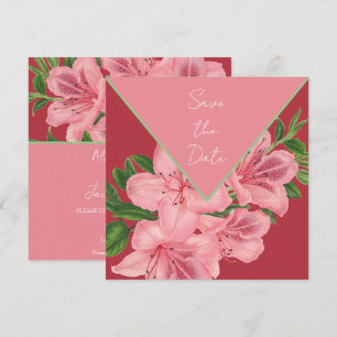 Chic Rosa Hibiscus Spara datum Datumet