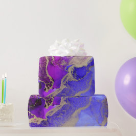 Chic Rosa Lila Juel Toned Bläck Tvättar Presentpapper