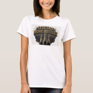 Chic Rosa MINDRE SNACK MER FLASKOR Text Design T Shirt