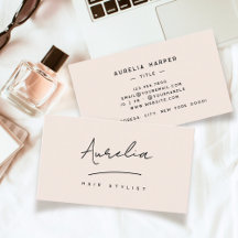 Chic Rosa Monogram Modern Namnteckning Logotyp