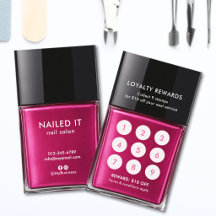 Chic rosa nagellack flaska nagelsalong