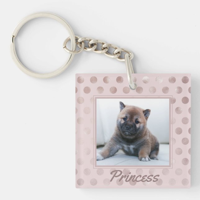 Chic Rosa Pet Photo - Vem är en Bra Hund? (Framsidan)