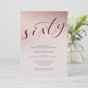 Chic  Rosa Sextio överraskningsdagar Inbjudningar