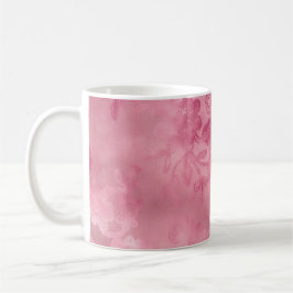 Chic rosa spets kaffemugg