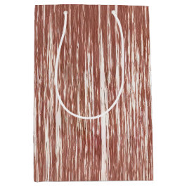 Chic Rose Gold Glam Tinsel Stripes Christmas