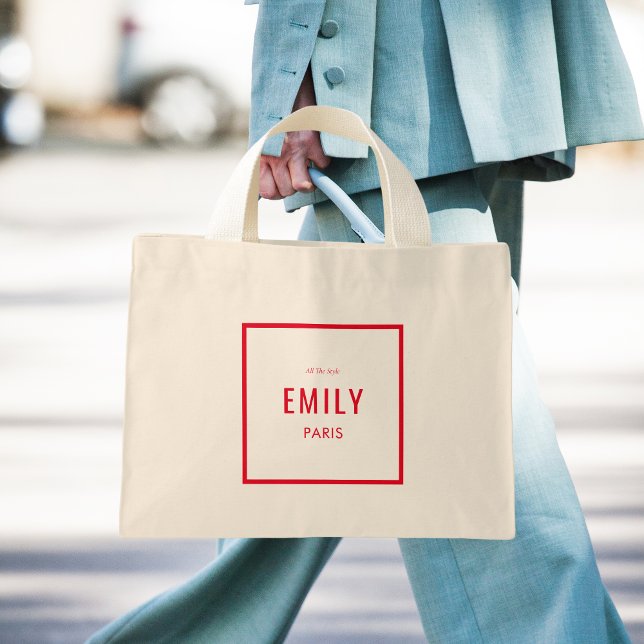 Chic Rouge Red Beauty/Mode Brand Promo Mini Tygkasse (Skapare uppladdad)