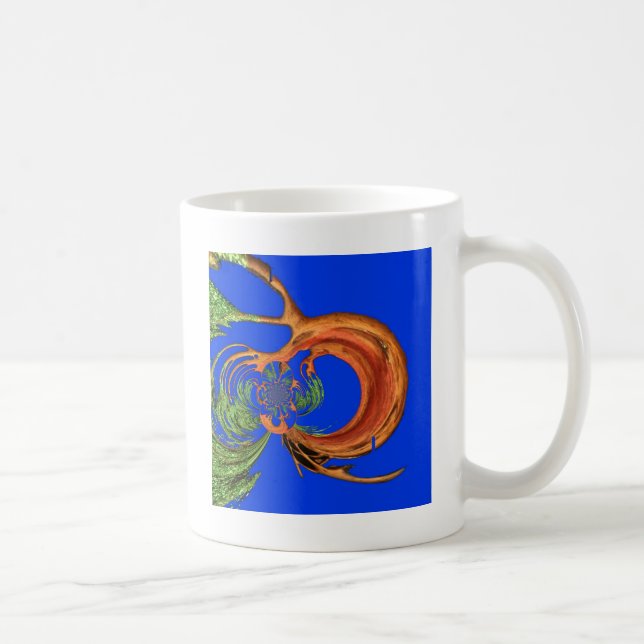 Chic Round Hakuna Matata-flottan Blue-samling Kaffemugg (Höger)