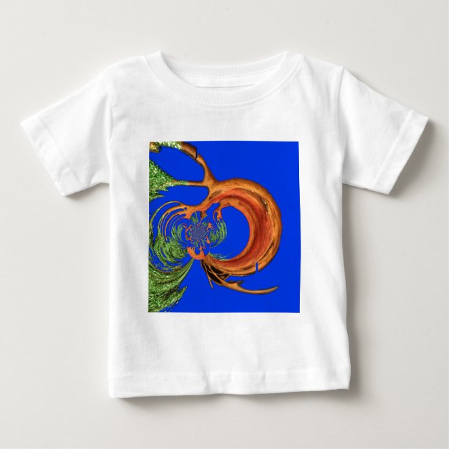 Chic Round Hakuna Matata-flottan Blue-samling T Shirt (Framsida)