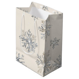 Chic Rustic jul Cream Snöflingor