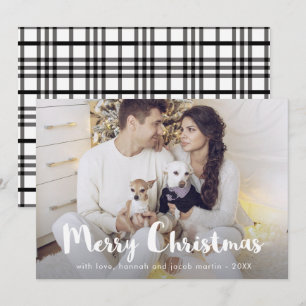 Chic Rustic Play med Photo God jul Julkort