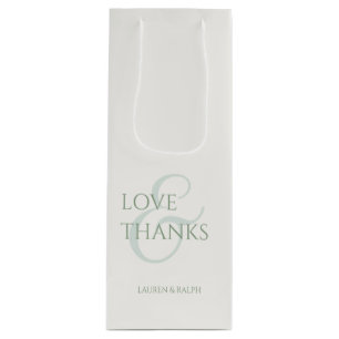 Chic Sage Grönt & Ivory Kärlek & Tack