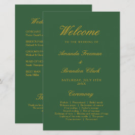 Chic Sage Grönt och Guld Elegant bröllop