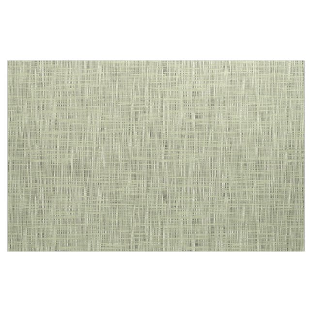 Chic Sage Herb Grönt Faux Jute Fabric Mönster Tyg (Fat Quarter)
