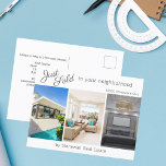 Chic sålde precis Real Gods House Photo Marknadsfö Vykort<br><div class="desc">Visa dina sålda listor på den här chicen, vita marknadsföring-vykort med grått-typografi. Skicka de här klassvykorten till potentiella kunder i ditt bonusområde. Anpassa till ditt företag i gods namn och kontakta kontaktuppgifter på baksidan. Dra in nya kunder genom att visa hemfotografier av de hus som du har sålt som verkstad...</div>