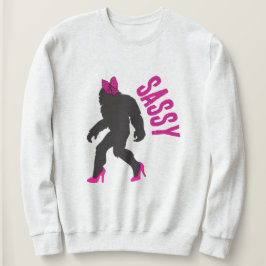Chic Sassy Sasquatch (stor fot) T Shirt