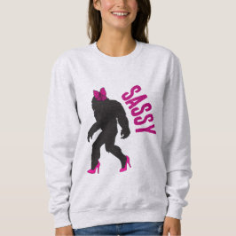 Chic Sassy Sasquatch (stor fot) T Shirt