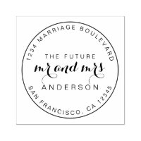 Chic Script Future Mr. Round Returadress Rub
