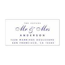 Chic Script Future, Mrs Bröllop Returadress