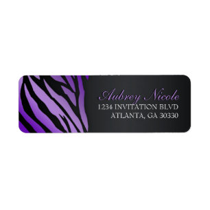 Chic sebrasweet sixteenadressetiketter returadress etikett