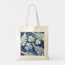 Chic Shamrock och Ferns Cyanotyp Vardags Konst