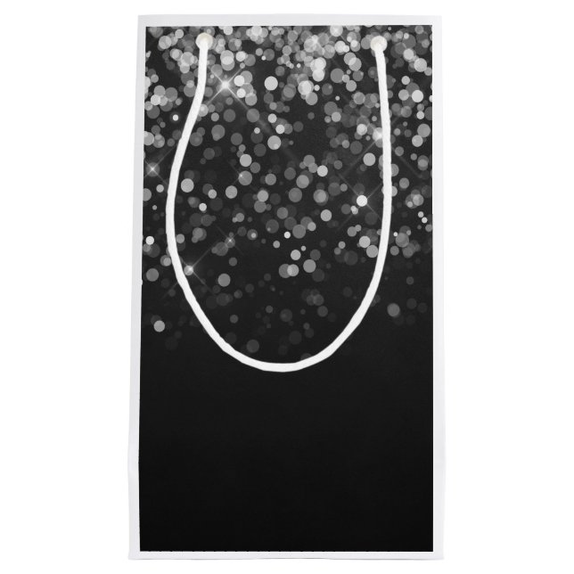 Chic Shiny Night Gift Bag - Vin, Glossy (Framsidan)