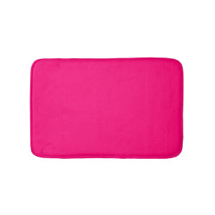 Chic shock rosa fuchsia solid vanlig elegant moder badrumsmatta