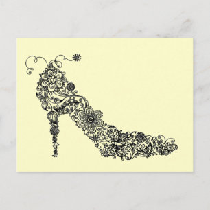 Chic Shoe ~ vykort