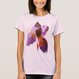 Chic Sibiriska iris-färgsfärg T Shirt