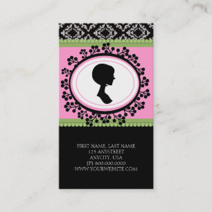 Chic Silhouettevisitkortar Visitkort