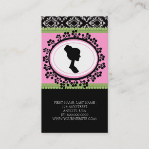 Chic Silhouettevisitkortar Visitkort
