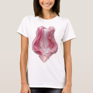 Chic Silver ABSTRAKT KONST Konstnärligt Motiv v2 T Shirt