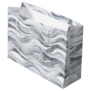 Chic Silver Glam Abstrakt Birthday
