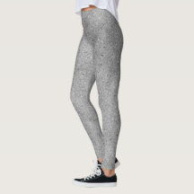 Chic silver glitterfolie glans