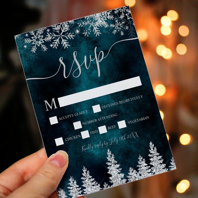 Chic silver gräs grönt snö jul vintern osa vid (Chic silver snow pine green Christmas winter rsvp)