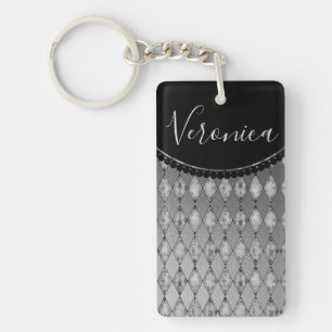 Chic Silver Harlequin Personlig