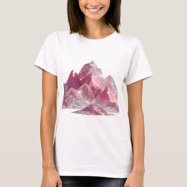 Chic Silver Okänd Slogan T-shirt (Framsida)