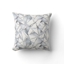Chic Silver White Triangles jul