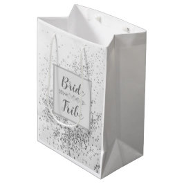 Chic Siver Konfetti Brud Stam
