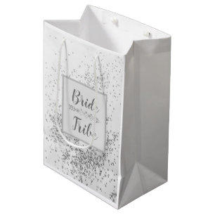 Chic Siver Konfetti Brud Stam