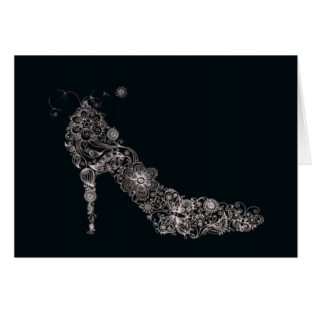 Chic skor ~-kortet OBS kort (Framsidan Horizontal)