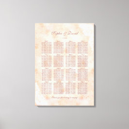 Chic Snöre Ro: Gammalt sittdiagram för Pappra Bröl Canvastryck