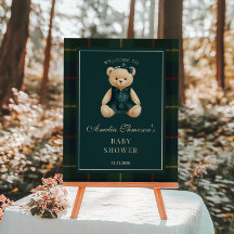Chic Snygg Teddybjörn Bebis Dopp Välkommen