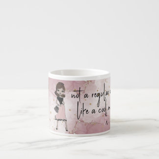 Chic Snyggt Dam | Rosa Marble Personlig Mamma Espressomugg