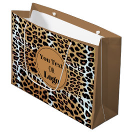 Chic Snyggt Leopard Animal Print Anpassningsbar Bu