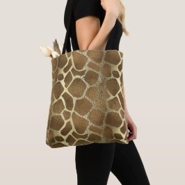 Chic Snyggt Modern Guld Giraffe-utskrift Tygkasse