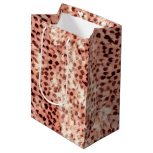 Chic Söt Girly Ro Guld Leopard