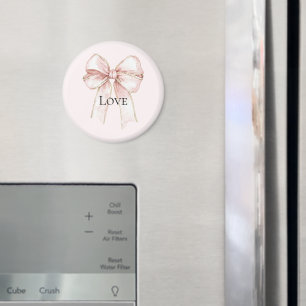 Chic Söt Rosa Bow Magnet