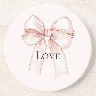 Chic Söt Rosa Bow Underlägg